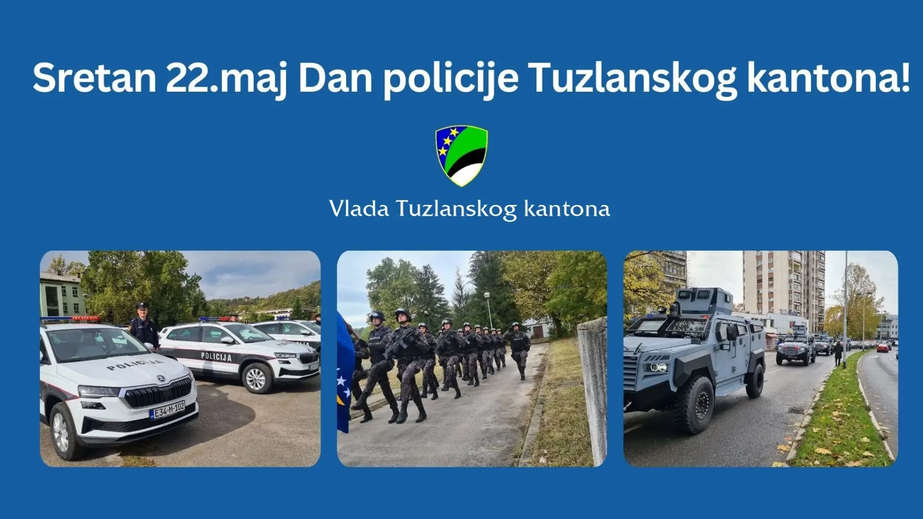 Javna čestitka povodom Dana policije TK